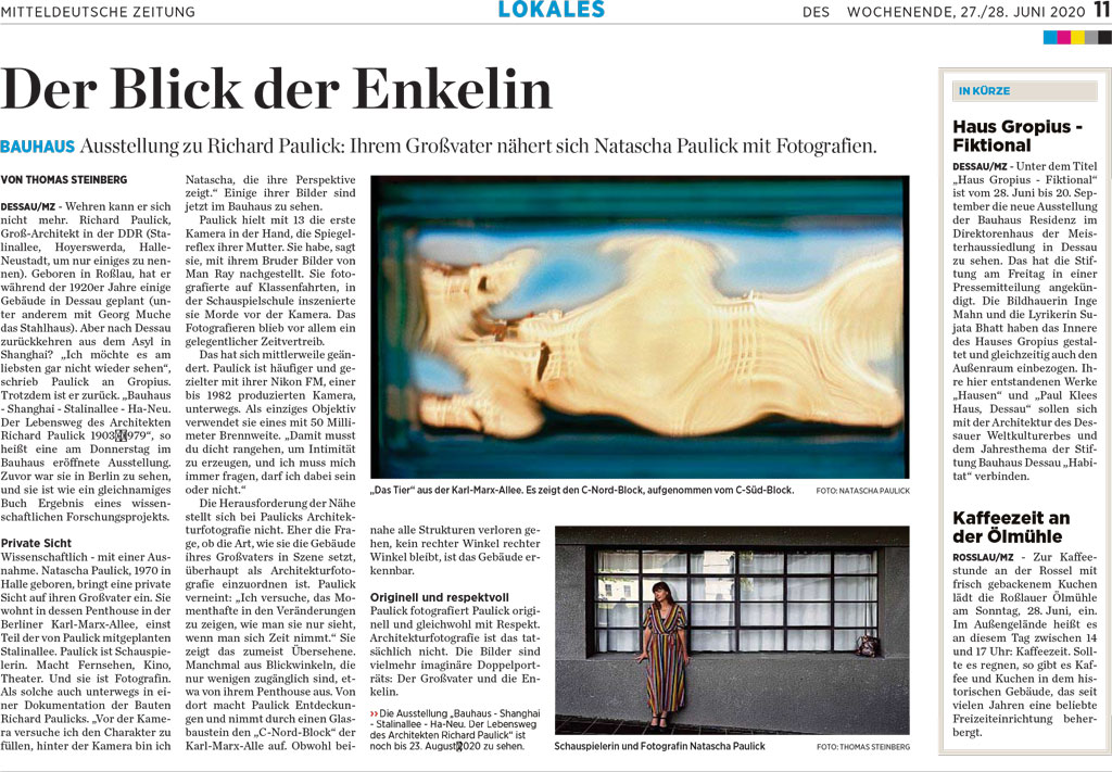 Mitteldeutsche Zeitung - Natascha Paulick